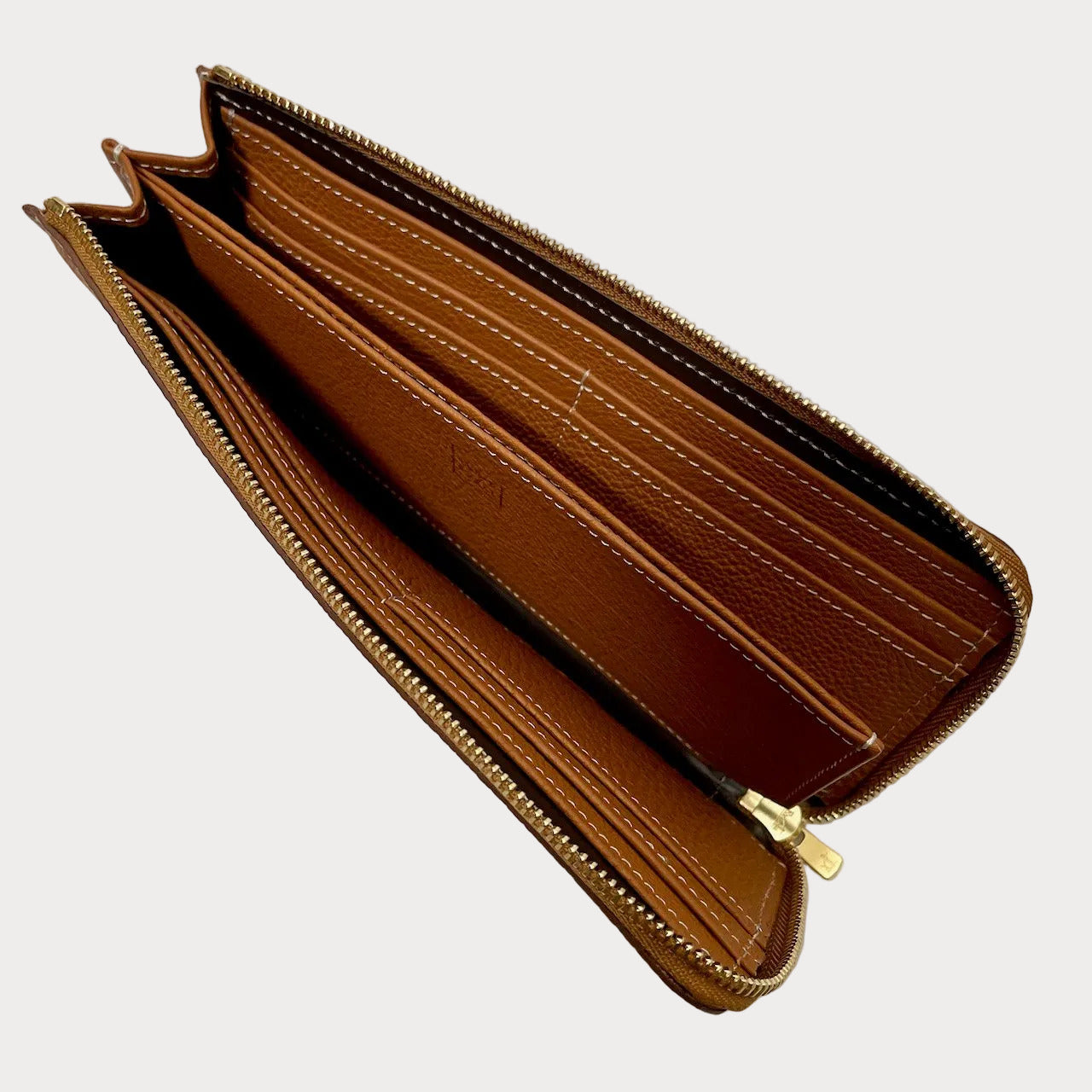GLISSIÉRE - Calf Leather Fastener Wallet