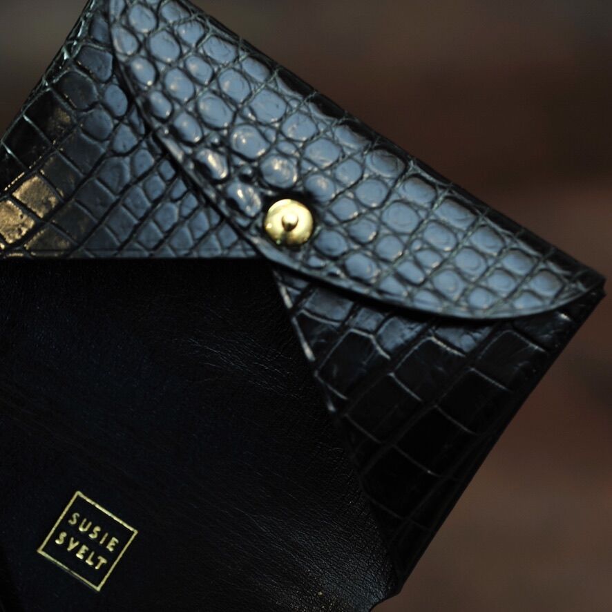 ENVELOPE - Crocodile Leather Cardcase