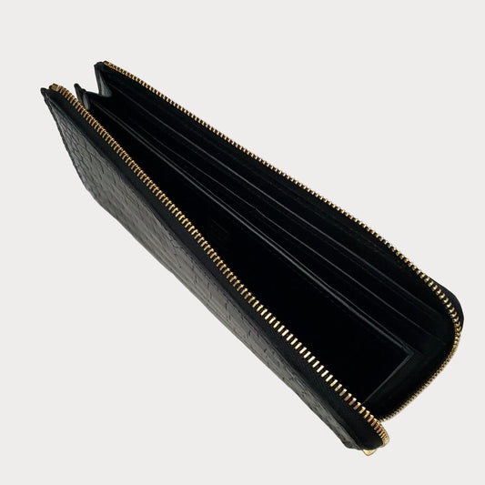 GLISSIÉRE - Crocodile Leater Fastener Wallet