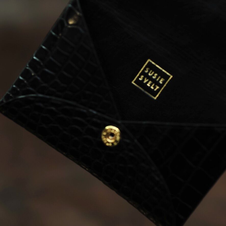 ENVELOPE - Crocodile Leather Cardcase