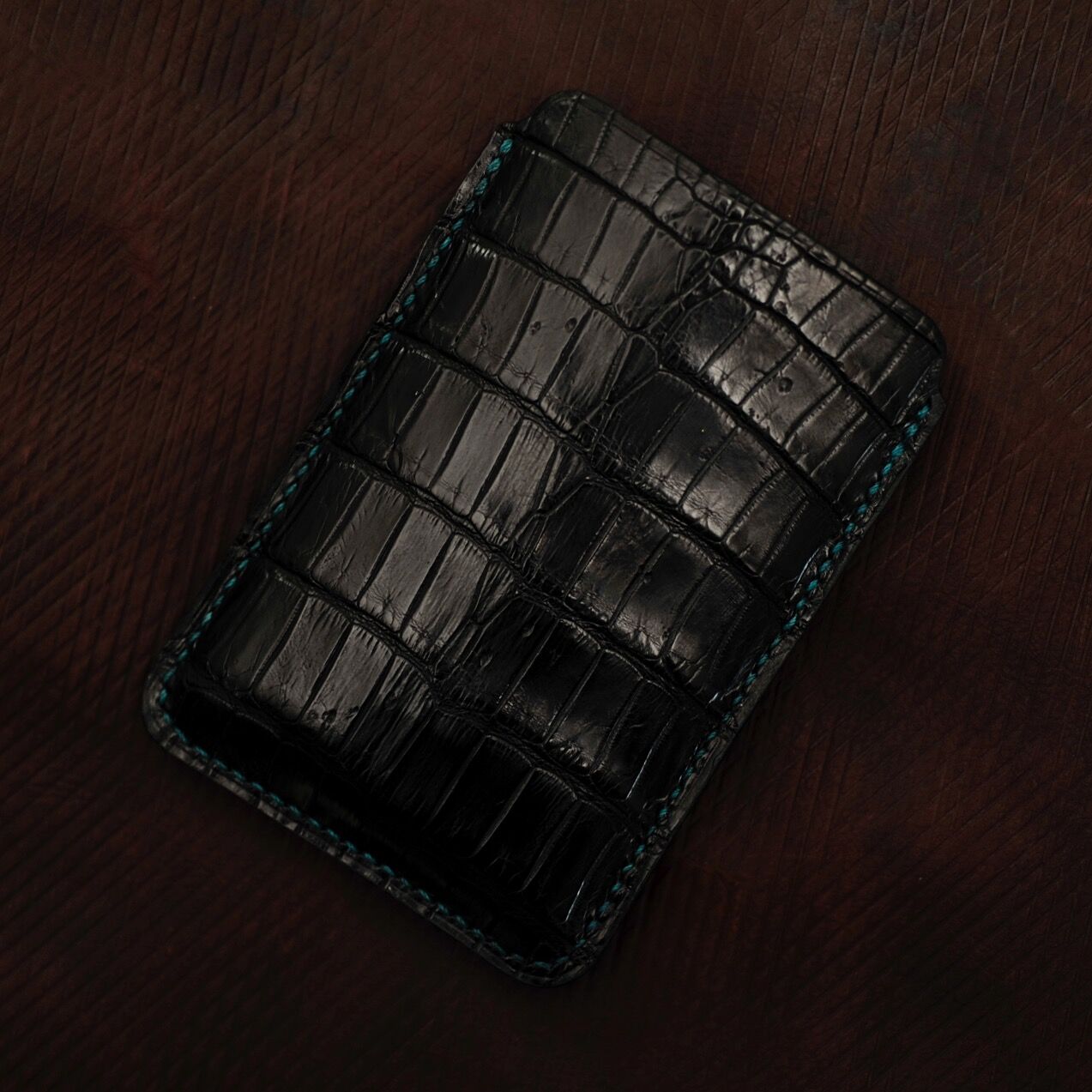Jumpin' Jack - Crocodile Leather Tongue Cardcase