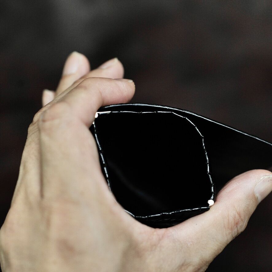 PRESTO - Crocodile Leather Minimal Wallet