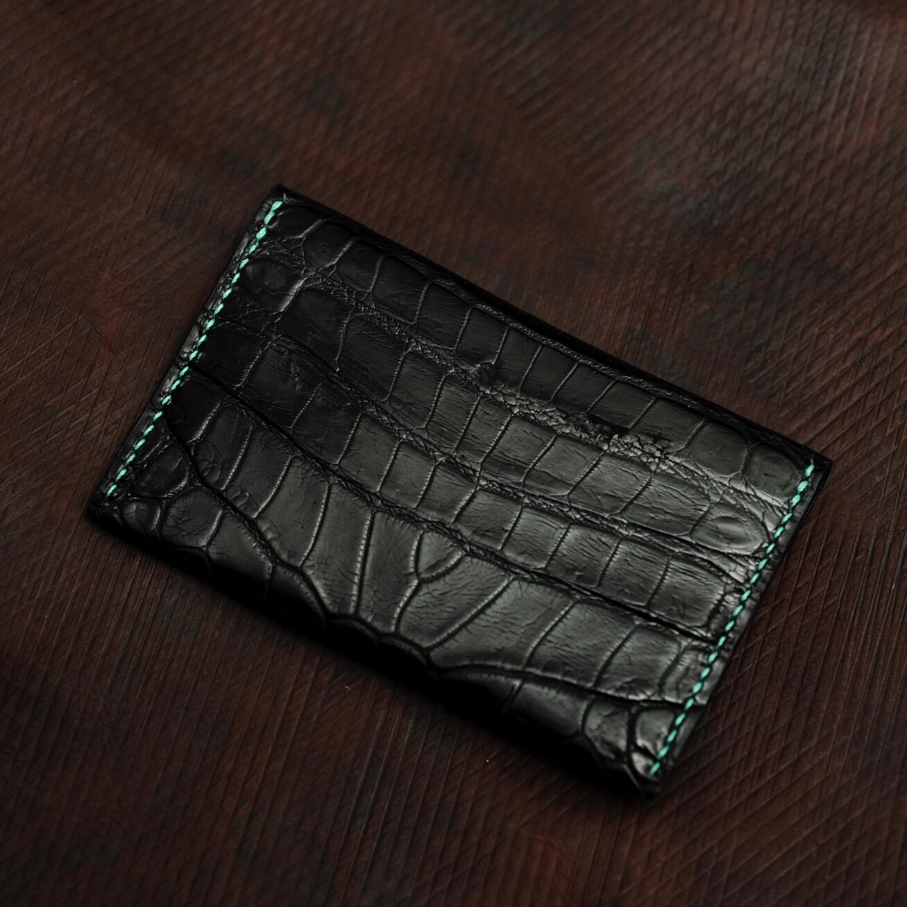 FLAPPO CARTE - Crocodile Leather Silm Cardcase