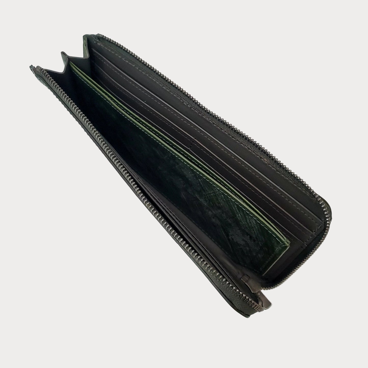 GLISSIÉRE - Bridle Leather Fastener Wallet