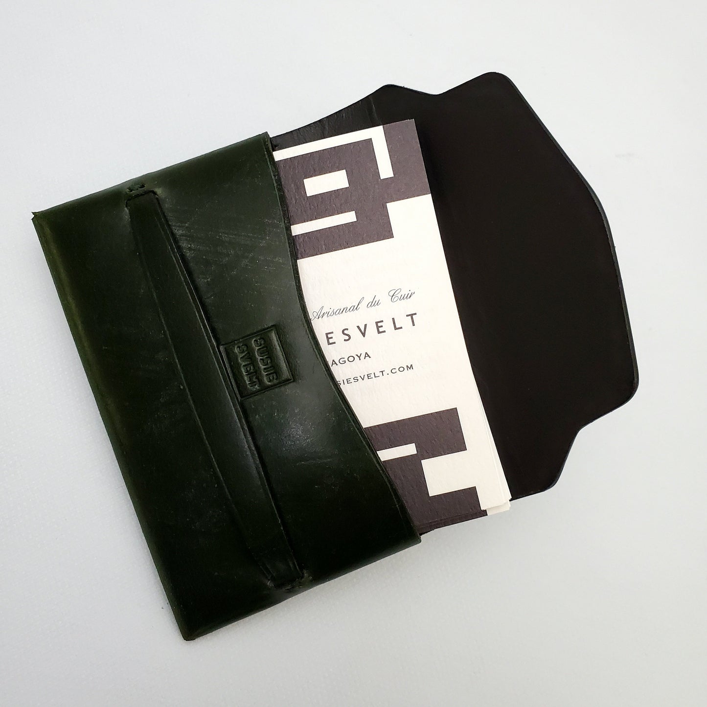 FLAPPO CARTE - Bridle Leather Gusseted Cardcase