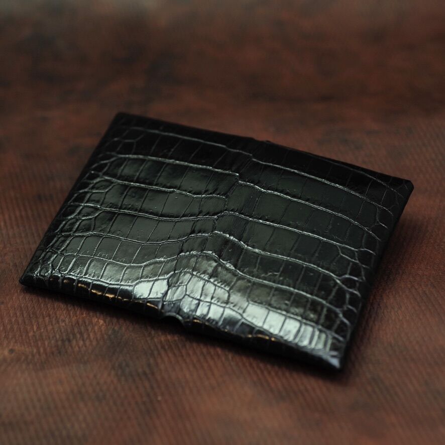 ENVELOPE - Crocodile Leather Cardcase
