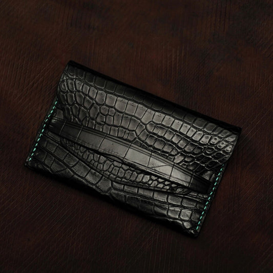 FLAPPO CARTE - Crocodile Leather Silm Cardcase