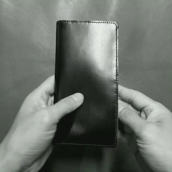 MODERATO - Box Calf Long Wallet – SusieSvelt